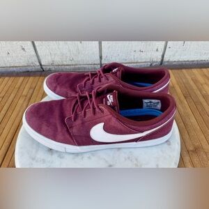 Men’s Size 12 Nike SB Portmore 2 – Canvas Dark Red